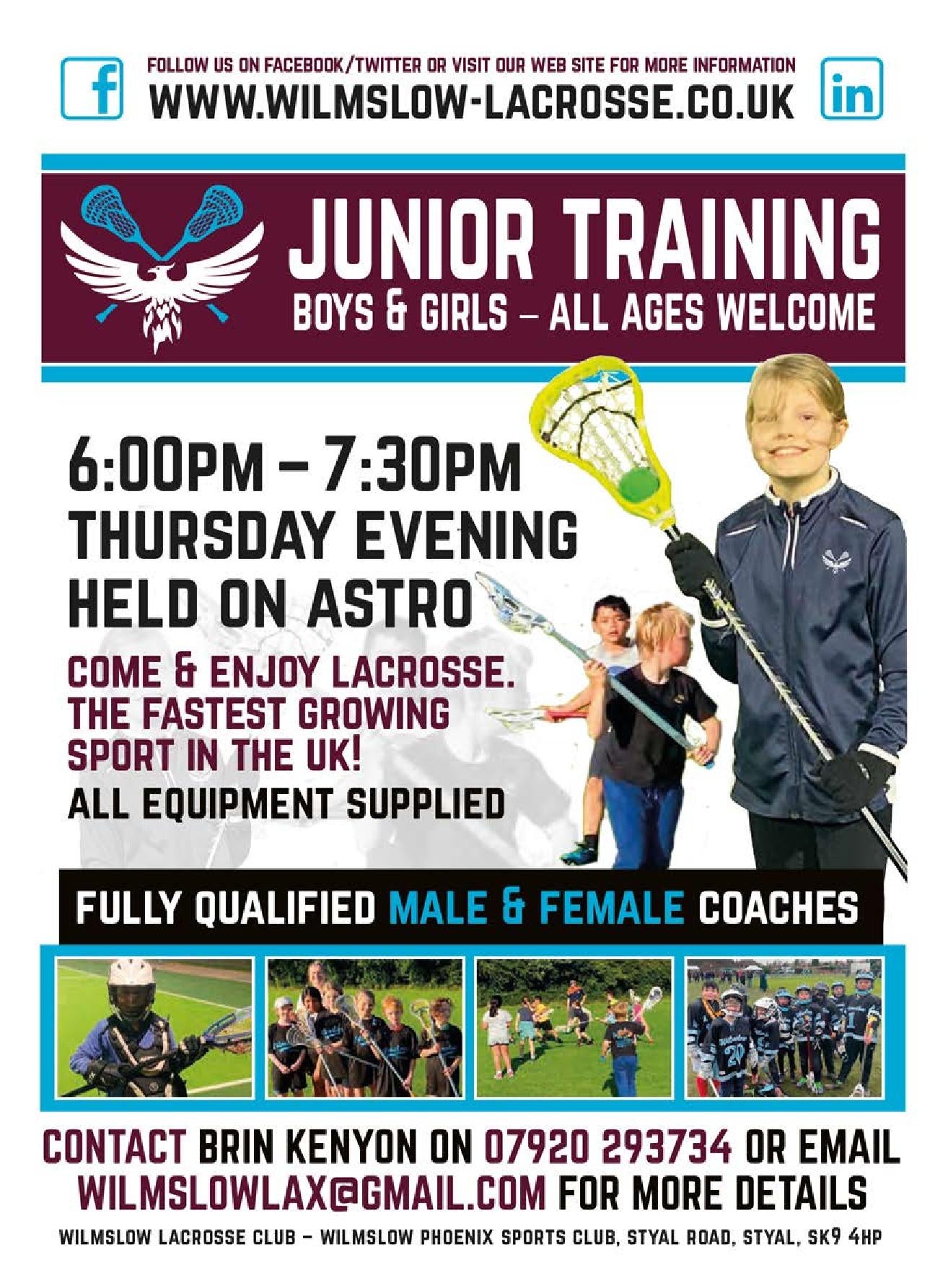 Junior Lacrosse - Try A New Exciting Sport